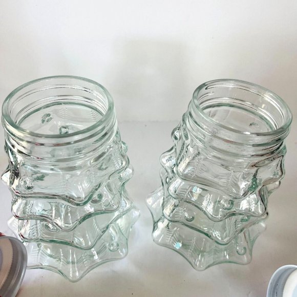 Amici Home Holiday Time 2 Clear Glass Christmas Tree Sipper with Red Lid Straw - Picture 12 of 14